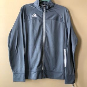 Adidas Women Climate Grey Running Jacket Size L